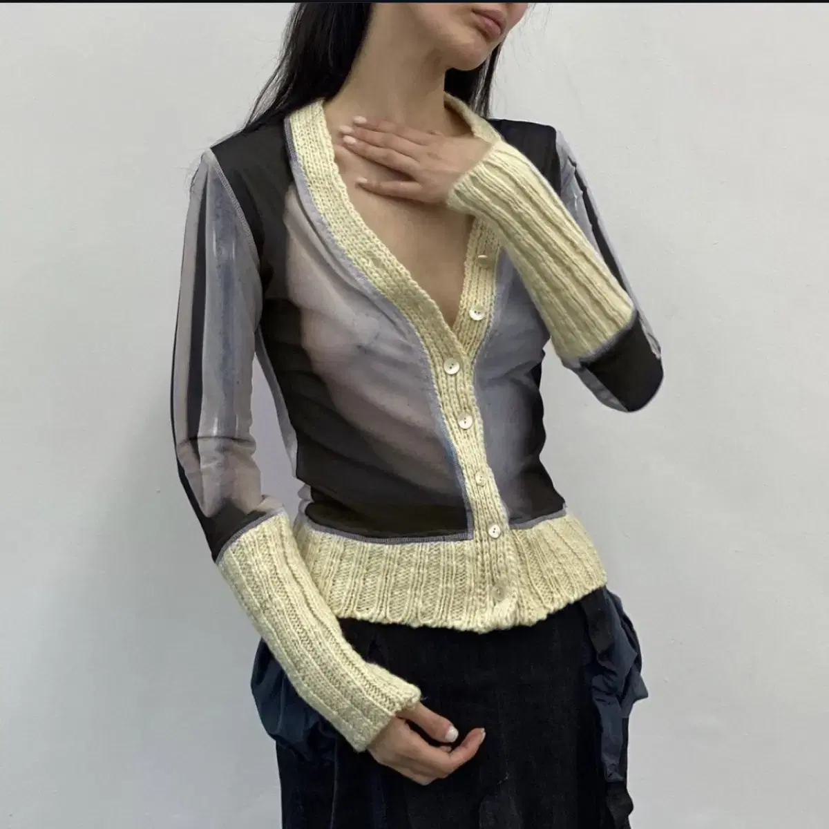 MINACHUNG FULL MOON CARDIGAN